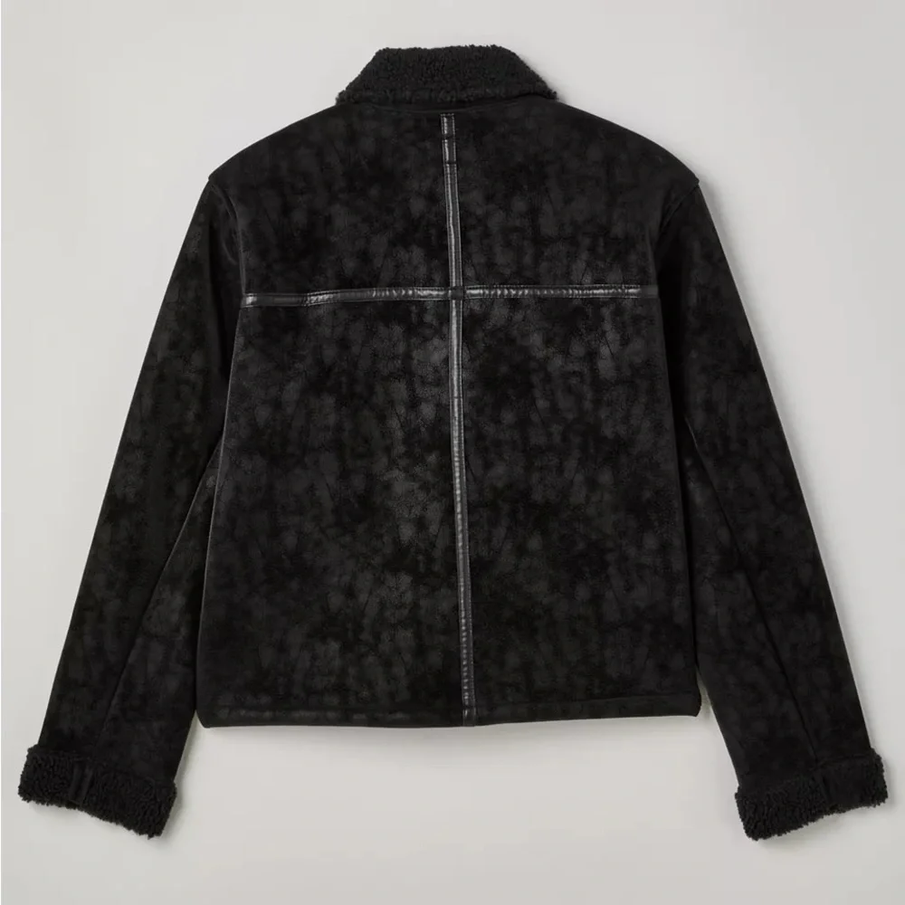 ‼️SOLD‼️ URBAN OUTFITTERS + Standard Cloth Faux Shearling Zip Jacket - Picture 5 of 5